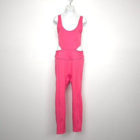 Free People Movement Back It Up Onesie in Dragon Fruit Medium - Picture 3 of 13
